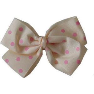 Jessidress Haarclip met grote Haarstrikje - Beige