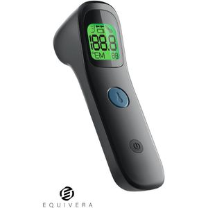 Equivera Infrarood Thermometer - Voorhoofd Thermometer - Laser Thermometer - Warmtemeter - Infraroodthermometers