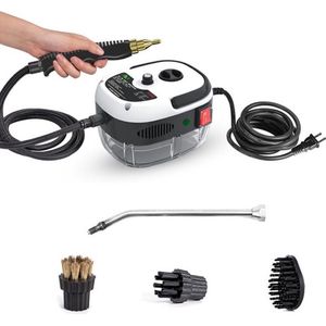 Draagbare hoge temperatuur reinigingsmachine - stoomreiniger - tapijtreiniger - auto reiniger - airco cleaner handstoomreiniger - schoonmaak - Wit/Zwart