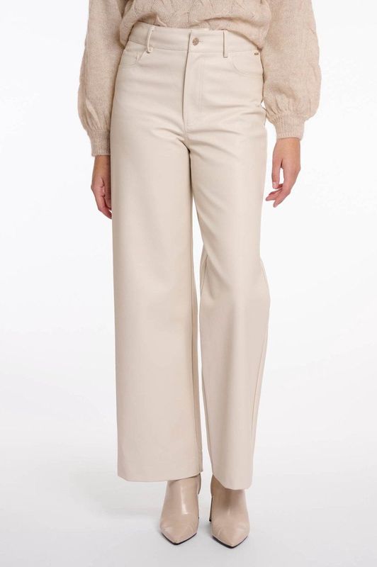 Rino&Pelle - Corian - Leren Broek - Beige
