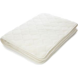 Wollen Deken 100% Premium Merino Wol Fluweelzacht - OnceDoce® 450 g/m² Heerlijk Zacht Ademend en Warm - WHITE SMOKE - Wasbaar - 140x200cm