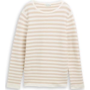 Tom Tailor - Gebreide Trui - Biologisch Katoen - Lange Mouwen - Ronde Hals