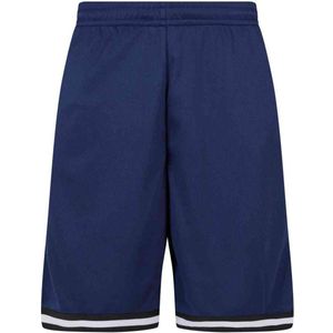 Urban Classics - Stripes Mesh Korte broek - XL - Donkerblauw/Zwart