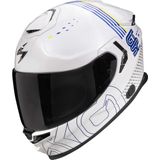 Scorpion EXO-GT SP AIR - Integraalhelm - Wit Blauw Neon Geel