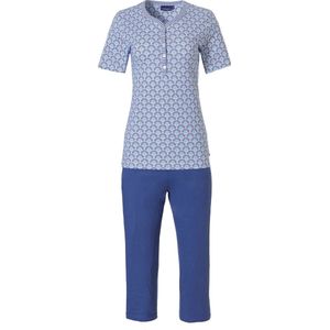 Pastunette dames pyjama capri 20231-136-4 - Blauw - 54