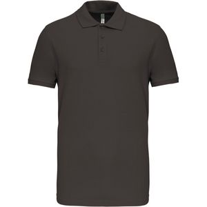 Herenpolo 'Mike' korte mouwen shirt Dark Grey - 3XL