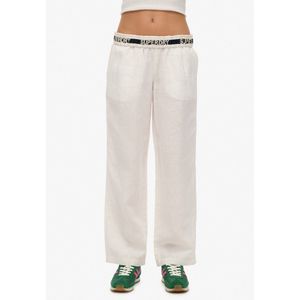 Superdry - Linen Drawstring - Broek - Rechte Pasvorm