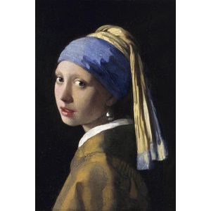 Canvasdoek Meisje met de parel | Johannes Vermeer | Canvas | 60x90CM