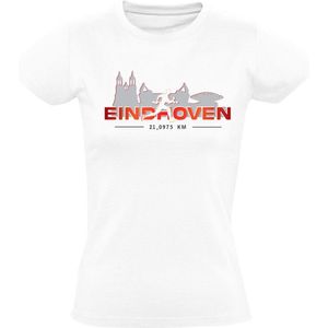 Eindhoven hardlopen Dames T-shirt - 21 km - marathon - halve marathon - shirt