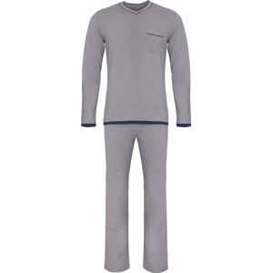 La-V pyjamaset met V hals voor heren Donkergrijs S