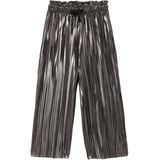 Geplooide Broek - Zilver - Wijde Pijpen - Voor Meisjes