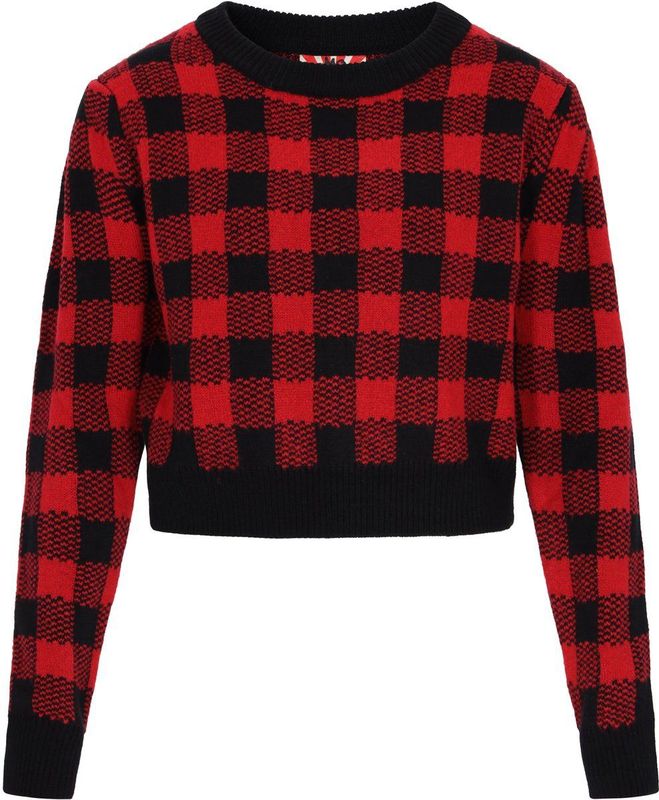 myMo - Rocks - Gebreide Trui - Geruit - Regular Fit