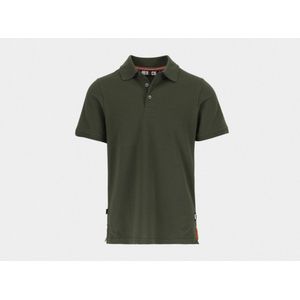 Herock Levi Polo Korte Mouwen Donker Kaki S