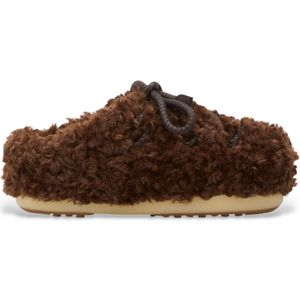 Moon Boot - EVX Curly Mule - Slippers - Bruin - Imitatie-schapenvacht