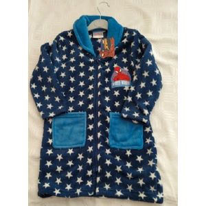 Spiderman badjas - fleece - kamerjas - ochtendjas - duster - 8 jaar - maat 128