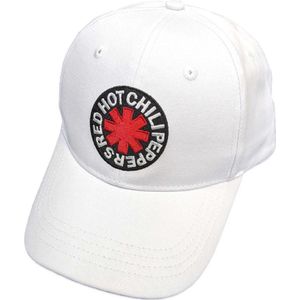 Red Hot Chili Peppers - Classic Asterisk Snapback Pet - Wit