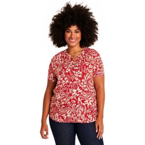 Gebloemde of effen lange uitlopende tuniek