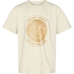 Sofie Schnoor G231203 Tops & T-shirts Meisjes - Shirt - Zand - Maat 164