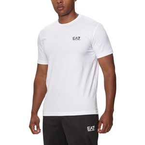 Ea7 Emporio Armani - 8NPT26_PJVQZ - T-shirt - Wit - Korte Mouwen - Slim Fit