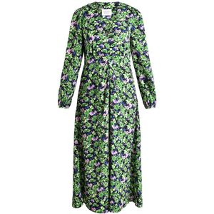 SisterS point Jurk Vizana Dr1 16002 Green Flower Dames Maat - XS