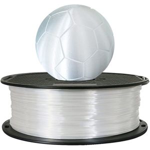 Zijde PLA Wit PLA Filament 1,75 mm 1KG - 3D Printer Filament FDM - 3D Drukkerij Materiaal Glanzend Metalen Parel Wit