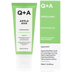 Q+A Apple AHA Exfoliating Gel - 3 x 75 ml - Voordeelverpakking