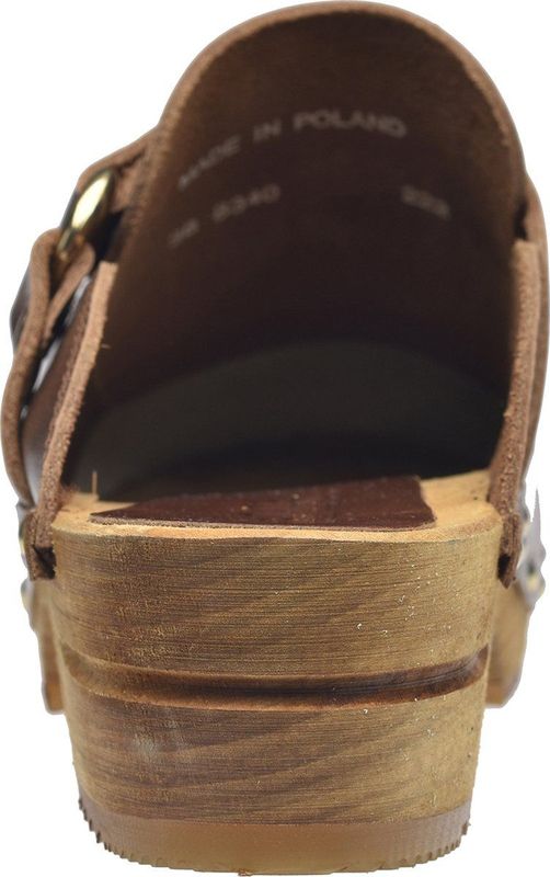 Damesklompen Sanita Wood-Lillen