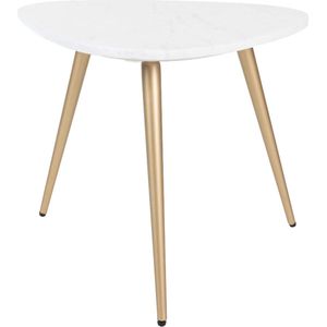 Salontafel Milou - Marmer - 55 cm - Goud