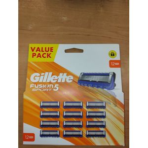 Gillette fusion sport navulmesjes 12 stuks