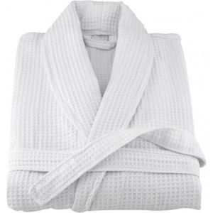 Wafel/Hotel Badjas Wit XL 100% katoen