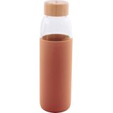 Point-Virgule - Glazen drinkfles - Bamboe - Koper - 580 ml