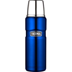 Thermos King thermosfles - 0,47 liter - Metallic blauw
