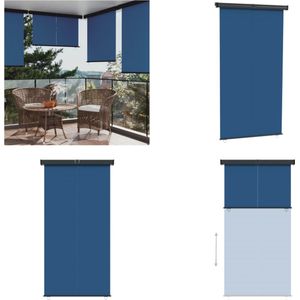 vidaXL Balkonscherm 160x250 cm blauw - Balkonscherm - Balkonschermen - Scherm - Windscherm
