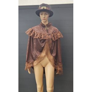 Steamy Styles - Bolero - Victoriaanse Stijl Bolero met Kanten Detail en Broche