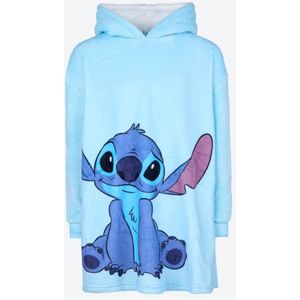 Disney Stitch Snuggle Hoodie Blauw Maat 140-146