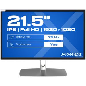 JAPANNEXT - JN-IPS2152FHDR-C65W-FLD-T - Touchscreen Monitor - Wit - 21.5 inch - Full HD (1920x1080)