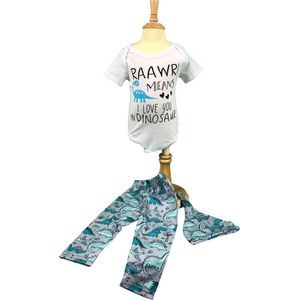 Baby Dinosauriër, Dino Rompertje, “Roar means I Love You in Dinosaur”, FIFO Romper