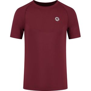 Rogelli Essential Sportshirt - Korte Mouwen - Heren - Bordeaux - Maat L