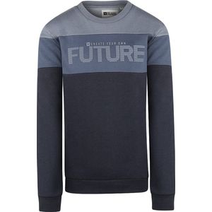 No Way Monday - Jongens sweater - Blauw - Maat 98