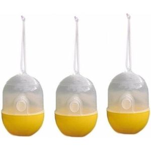 3x wespenvanger geel - 9 x 14 cm - wespenval / wespenvangers