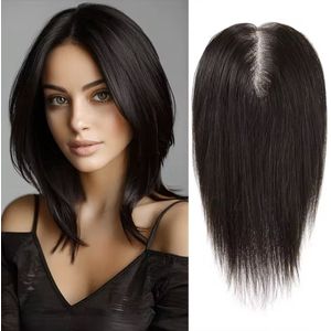 Topper[Haarstuk[TopperJoyce[Hair Extensions[35cm[Echt mensen haar[The Hair Label