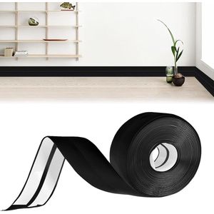 Zelfklevend PVC plint 20x20x12m - flexibele knikstrip - kantoren en badkamer