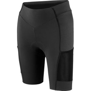 Nalini Dames Fietsbroek kort zonder bretels - Met Zeem - Zwart - GRAVEL LADY SHORT Black - M