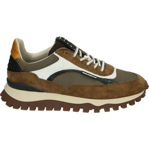 Floris van Bommel DE GROMMER 05.05 - Lage sneakersHeren sneakersVrije tijdsschoenen - Kleur: Bruin - Maat: 45.5