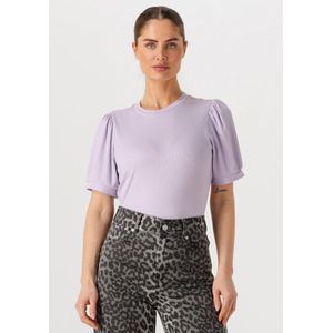 Minus Johanna Tee Tops & T-shirts Dames - Shirt - Lila - Maat XS