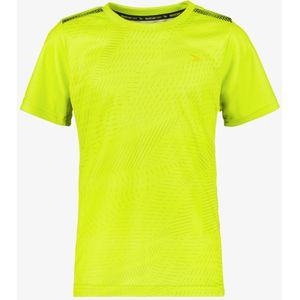Dutchy Dry kinder voetbal T-shirt neon geel - Maat 116