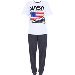 Wit-grijze herenpyjama NASA