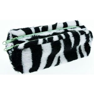 Etui Blah Blah bont Zebra vierkant 18x8x7cm K-PM520031