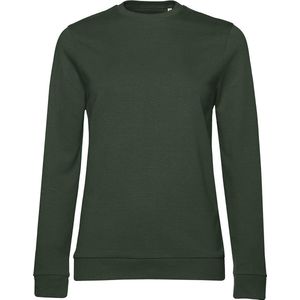 Sweater 'French Terry/Women' B&C Collectie maat XS Forest Green