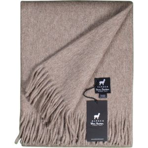 Van Buren - Alpaca wollen plaid - Beige - Deken van alpaca wol - 200x150cm